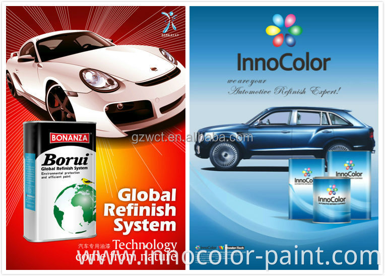 Easy Application High Solid1K Metallic Car Paint Colors